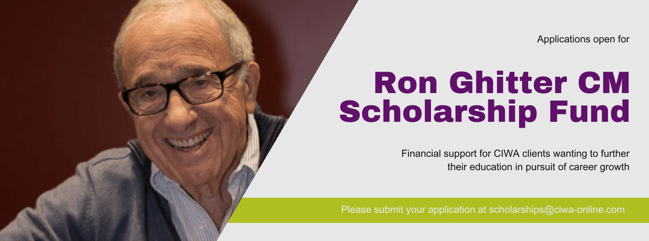 Ron Ghitter CM Scholarship Fund 2023