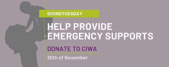 Giving Tuesday - Help Provide Emergency Supports banner